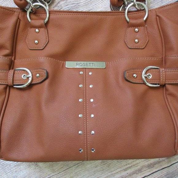Brown Rosetti Shoulder Bag - Picture 2 of 7